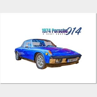 1974 Porsche 914 2 Seat Coupe Posters and Art